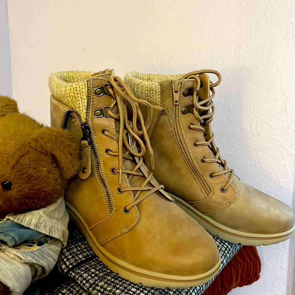 cliffs above the ankle boots